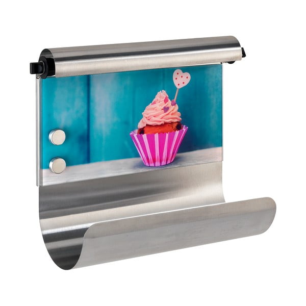 Magnetický držák na utěrky s dávkovačem na fólie Wenko Cupcake