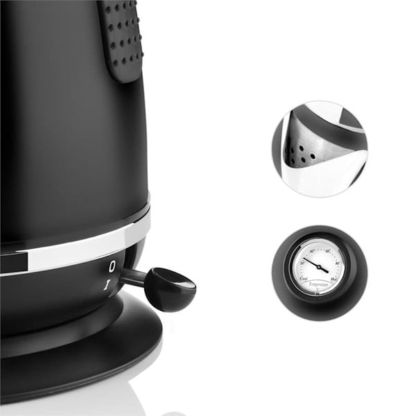 Černá rychlovarná konvice Klarstein Aquavita Chalet-image-3