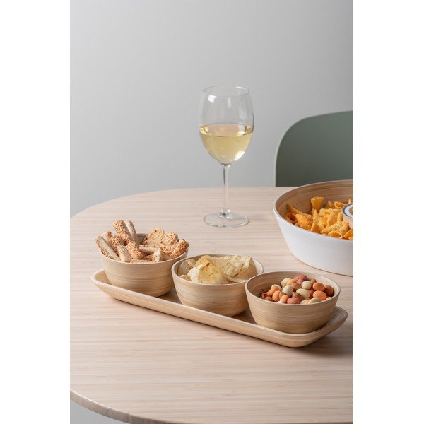 Bambusová servírovací sada v přírodní barvě Puro – PT LIVING-image-1