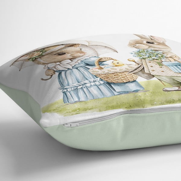 Povlaky na polštáře s velikonočním motivem v sadě 4 ks 43x43 cm – Mila Home-image-1