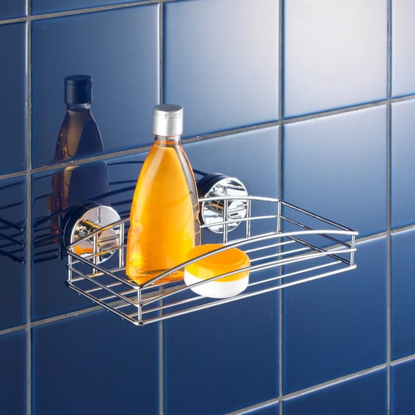 Samodržící polička Wenko Vacuum-Loc, 26 x 14 cm-image-1