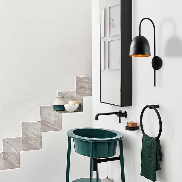 Černé nástěnné svítidlo Tattoo – Opviq lights-image-1