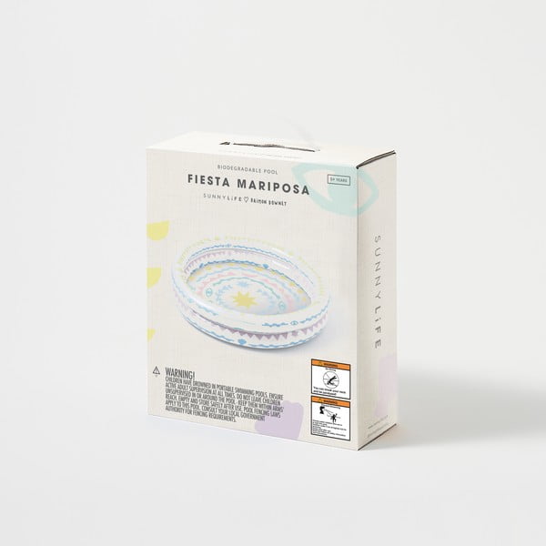 Nafukovací bazén Sunnylife Fiesta Mariposa, ø 162 cm-image-2