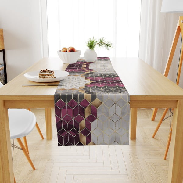 Běhoun na stůl 140x45 cm Optic - Minimalist Cushion Covers-image-2