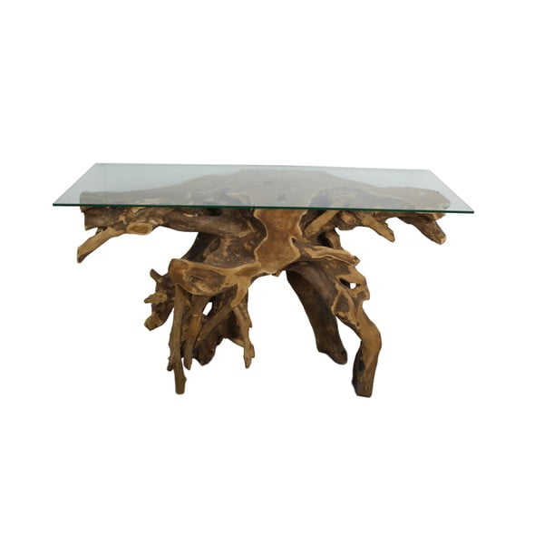 Konzolový stolek z teakového dřeva HSM Collection Tempel