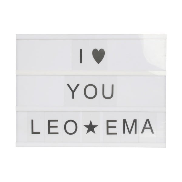 Světelný box s 95 znaky Opjet Boite 30x22,6cm-image-1