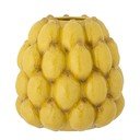Žlutá ručně malovaná váza z kameniny (výška 22 cm) Limone – Bloomingville