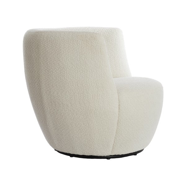 Bílé křeslo z textilie bouclé Senja – Light & Living-image-3