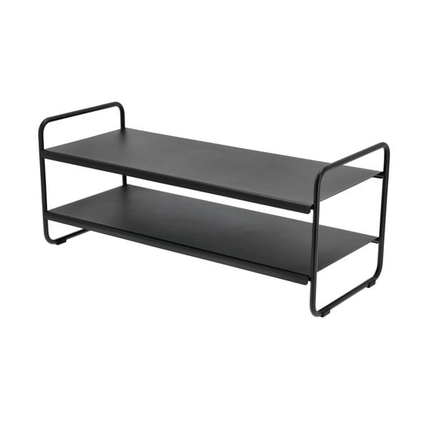 Černý ocelový stojan na boty 33x33x80 cm A-Shoe – Zone-image-3