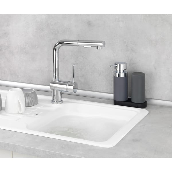 Šedý silikonový set na mytí nádobí Easy Squeez-e – Wenko-image-1