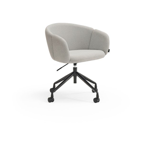 Světle šedá čalouněná kancelářská židle Add – Teulat