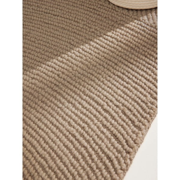 Béžový ručně tkaný vlněný běhoun 80x200 cm Eleni Light Beige – Hanse Home-image-4