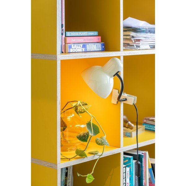 Béžová kovová stolní lampa (výška 33,5 cm) New Retro – Leitmotiv-image-1