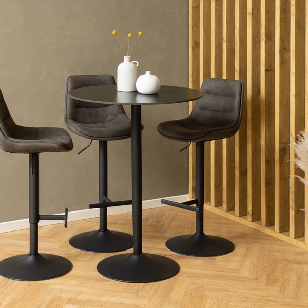 Tmavě zelená barová židle s nastavitelnou výškou (výška sedáku 86 cm) Adisa – Actona-image-1