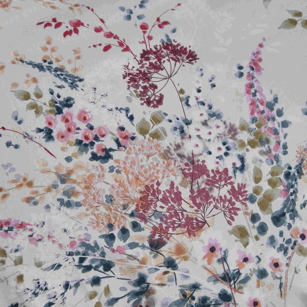 Bílo-béžové povlečení 200x200 cm Dried Flowers - Catherine Lansfield-image-4