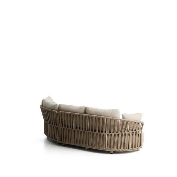 Béžová/taupe čalouněná zahradní pohovka Osani – Kave Home-image-4