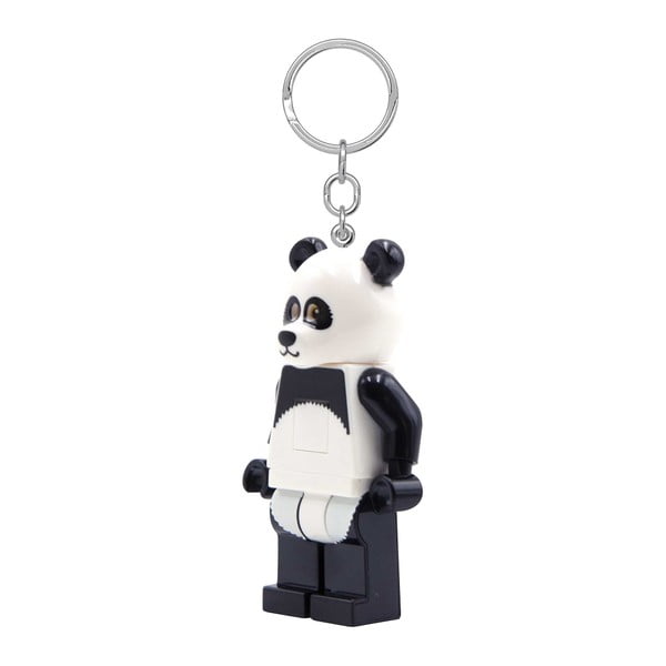 Černo-bílá klíčenka se svítilnou Iconic Panda – LEGO®-image-3