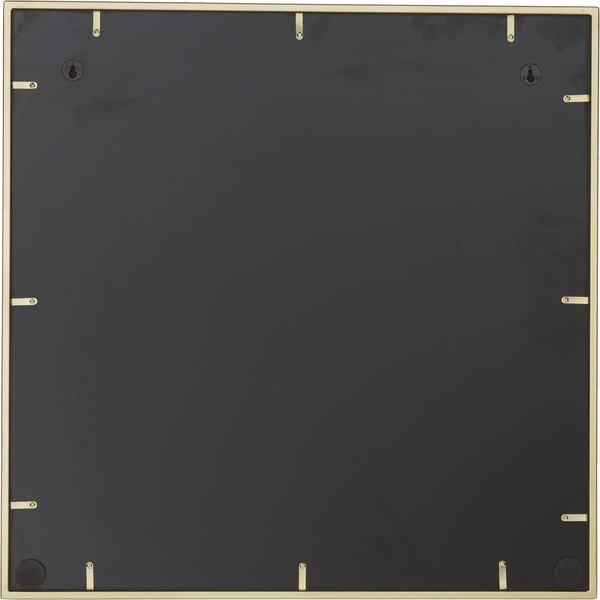 Nástěnné zrcadlo s kovovým rámem ve zlaté barvě Westwing Collection Clarita, 70 x 70 cm-image-1