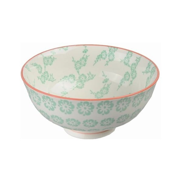 Porcelánová miska Rice Green, 12x5,6 cm