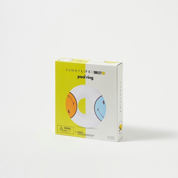 Nafukovací kruh Sunnylife Smiley, ø 110 cm-image-4