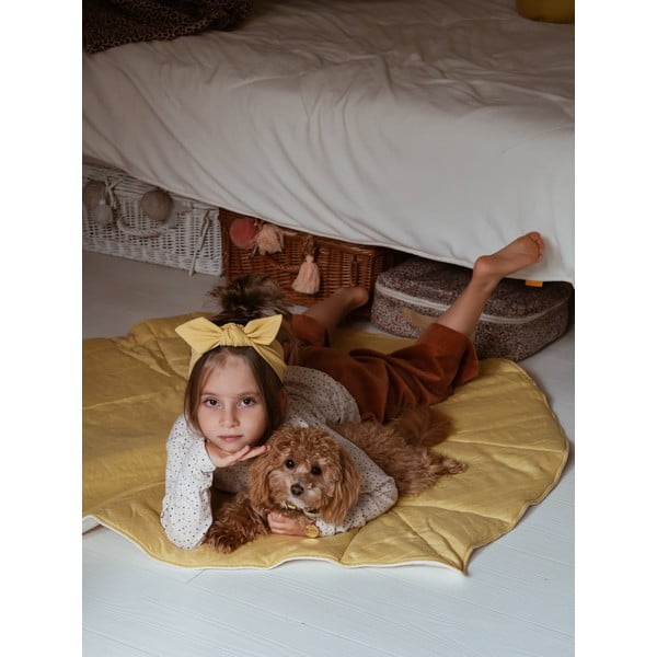 Žlutá dětská hrací deka Honey - Moi Mili-image-2