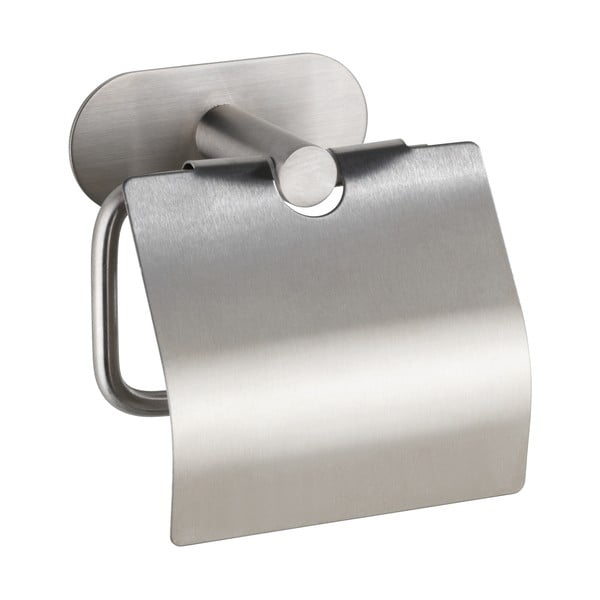 Nerezový držák na toaletní papír bez nutnosti vrtání Wenko Turbo-Loc® Orea Cover