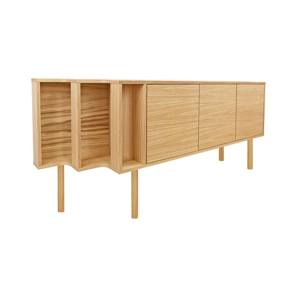 Komoda v dekoru dubu v přírodní barvě 189x65x44 cm Shift – Woodman-image-4