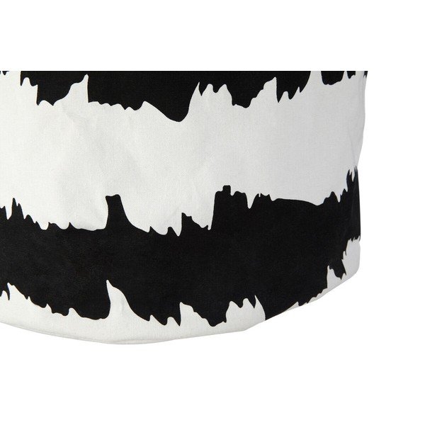 Černobílý látkový koš na prádlo Harga – Premier Housewares-image-2