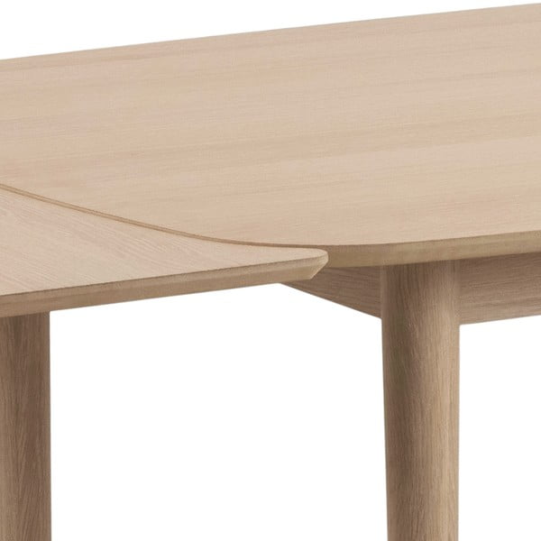 Přídavné desky k jídelnímu stolu 2 ks v dekoru dubu 90x50 cm Aston – Actona-image-1