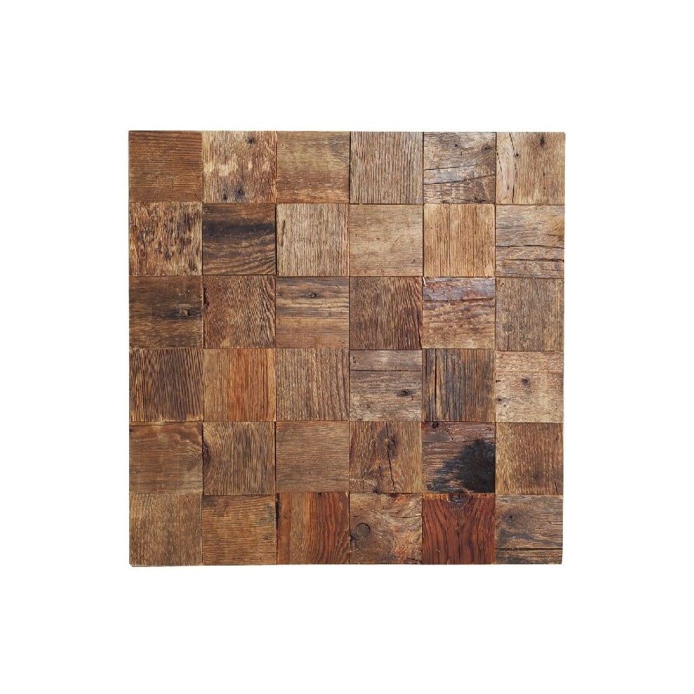 Nástěnná dekorace Wooden Natural, 60x60 cm