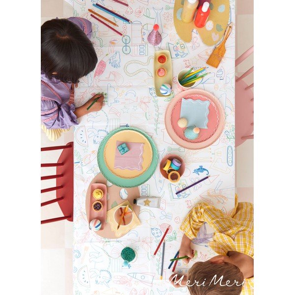 Vybarvovací ubrus 127x239 cm Colour In – Meri Meri-image-1