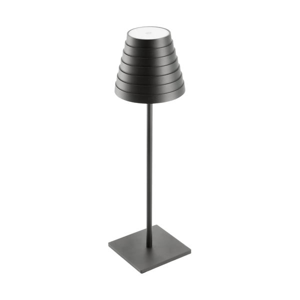 Černá LED stolní lampa (výška 37 cm) Fizzi – GTV