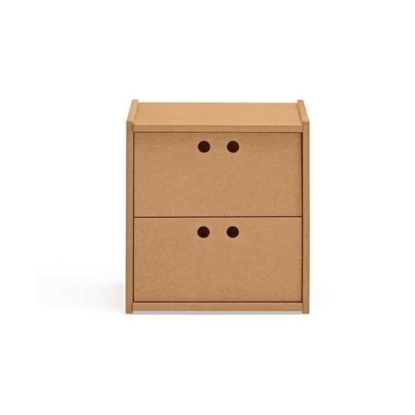 Noční stolek v přírodní barvě Wally – Teulat