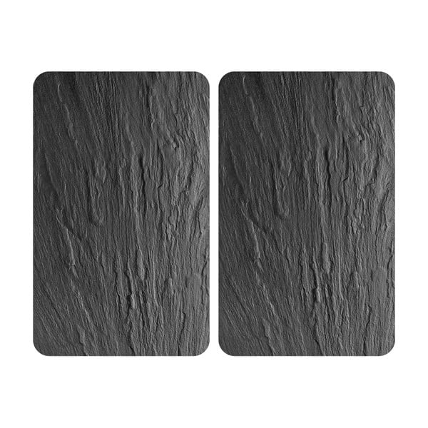 Sada 2 skleněných krytů na sporák Wenko XL State, 40 x 52 cm