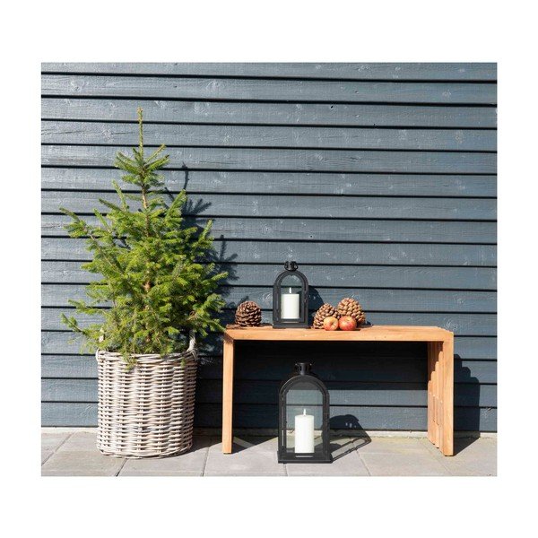 Zahradní lavice z teakového dřeva House Nordic Benidorm, 90 x 30 cm-image-1