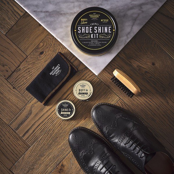 Cestovní sada na čištění obuvi Gentlemen´s Hardware-image-1
