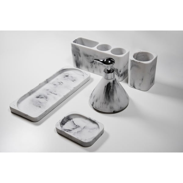 Bílo-šedý organizér na kartáčky Wenko Desio-image-3