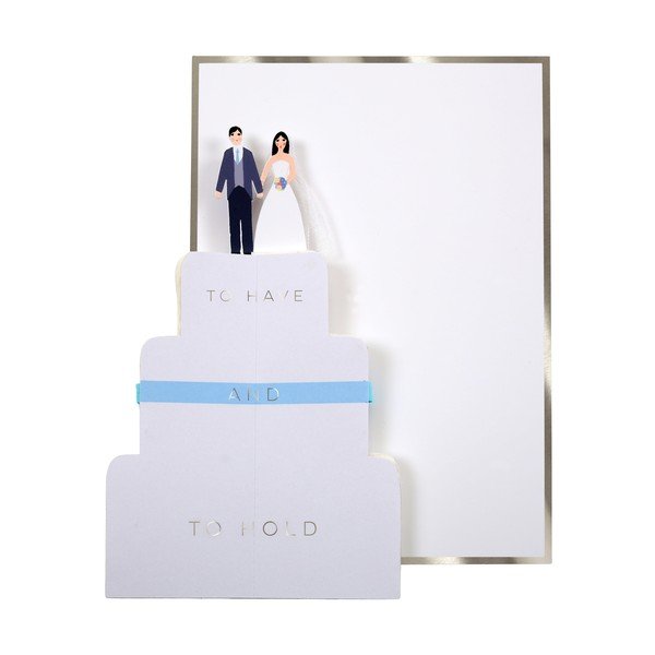 Přání Wedding Cake – Meri Meri-image-1