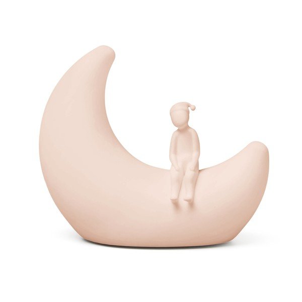 Světle růžové dětské noční světlo Moon Shell – Cam Cam Copenhagen