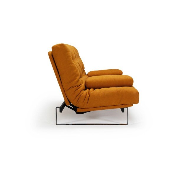 Oranžová rozkládací pohovka Innovation Minimum Elegant Elegance Burned Curry-image-4