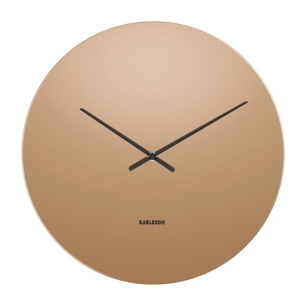 Nástěnné hodiny v měděné barvě Karlsson Mirage, ⌀ 40 cm