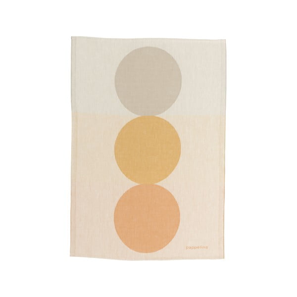 Utěrka s příměsí lnu 46x66 cm Otto Ochre – Pappelina