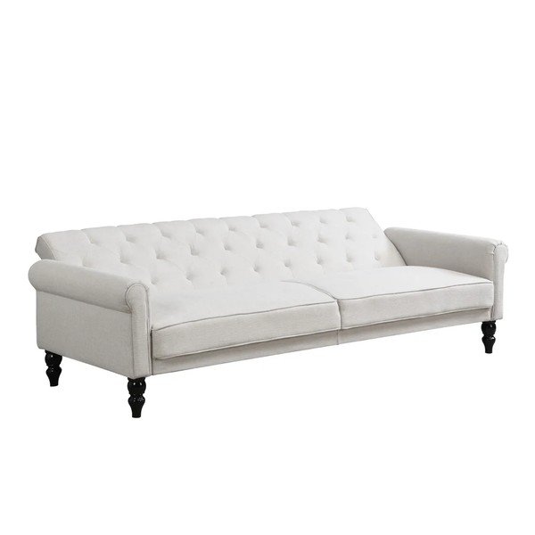 Krémová polohovací/rozkládací pohovka 222 cm Tyne – Støraa-image-3