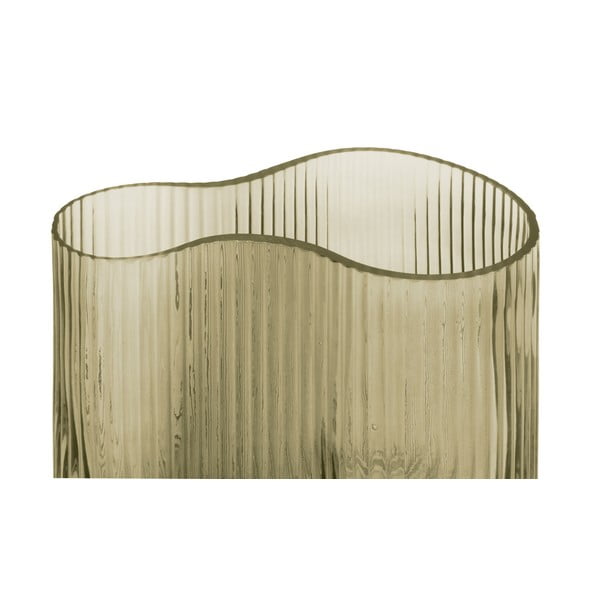 Zelená skleněná váza PT LIVING Wave, výška 18 cm-image-2