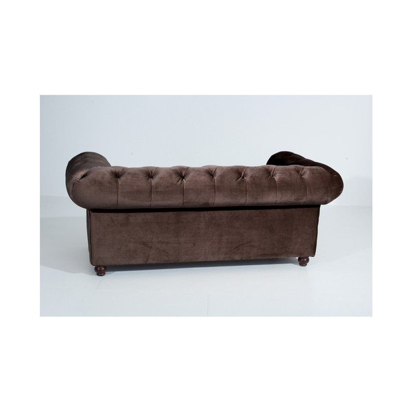 Tmavě hnědá pohovka Max Winzer Orleans Velvet, 196 cm-image-3