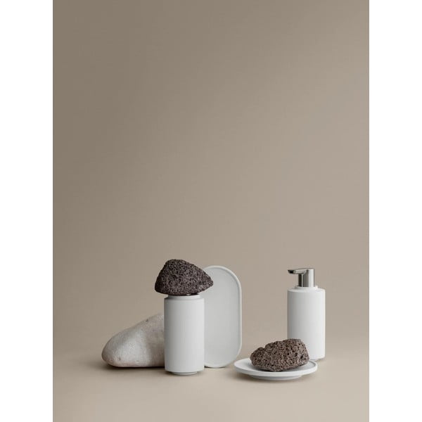 Bílá betonová mýdlenka Creto – Blomus-image-1