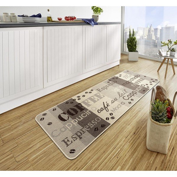 Béžový kuchyňský běhoun Hanse Home Weave Coffee Selection, 70 x 180 cm-image-1