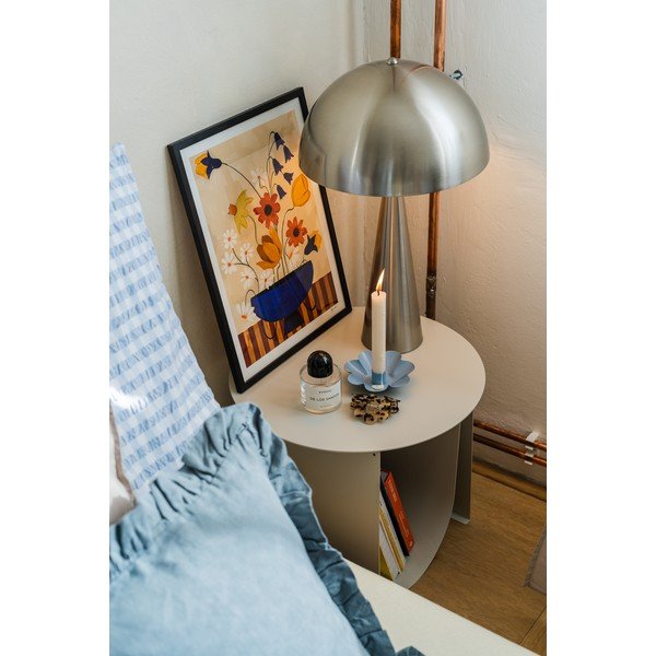 Stolní lampa ve stříbrné barvě Leitmotiv Sublime, výška 51 cm-image-3