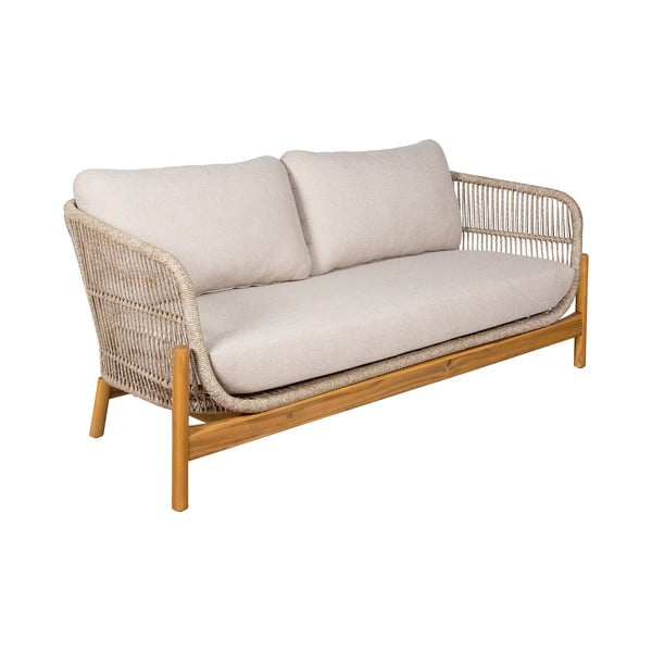 Zahradní lounge set z masivu akácie v krémovo-přírodní barvě pro 4 Terracina – House Nordic-image-1