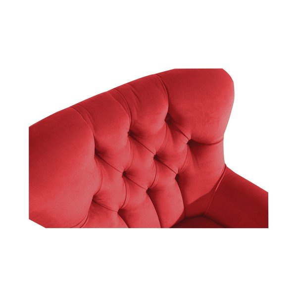 Červené křeslo Max Winzer Brandon Suede-image-1